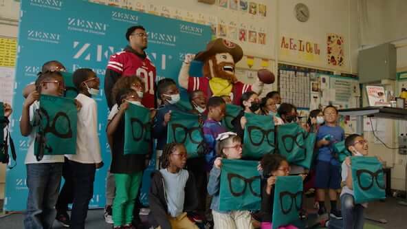 Arik Armstead and Zenni Eyewear Host Storytime in Sacramento  - Zenni Gives